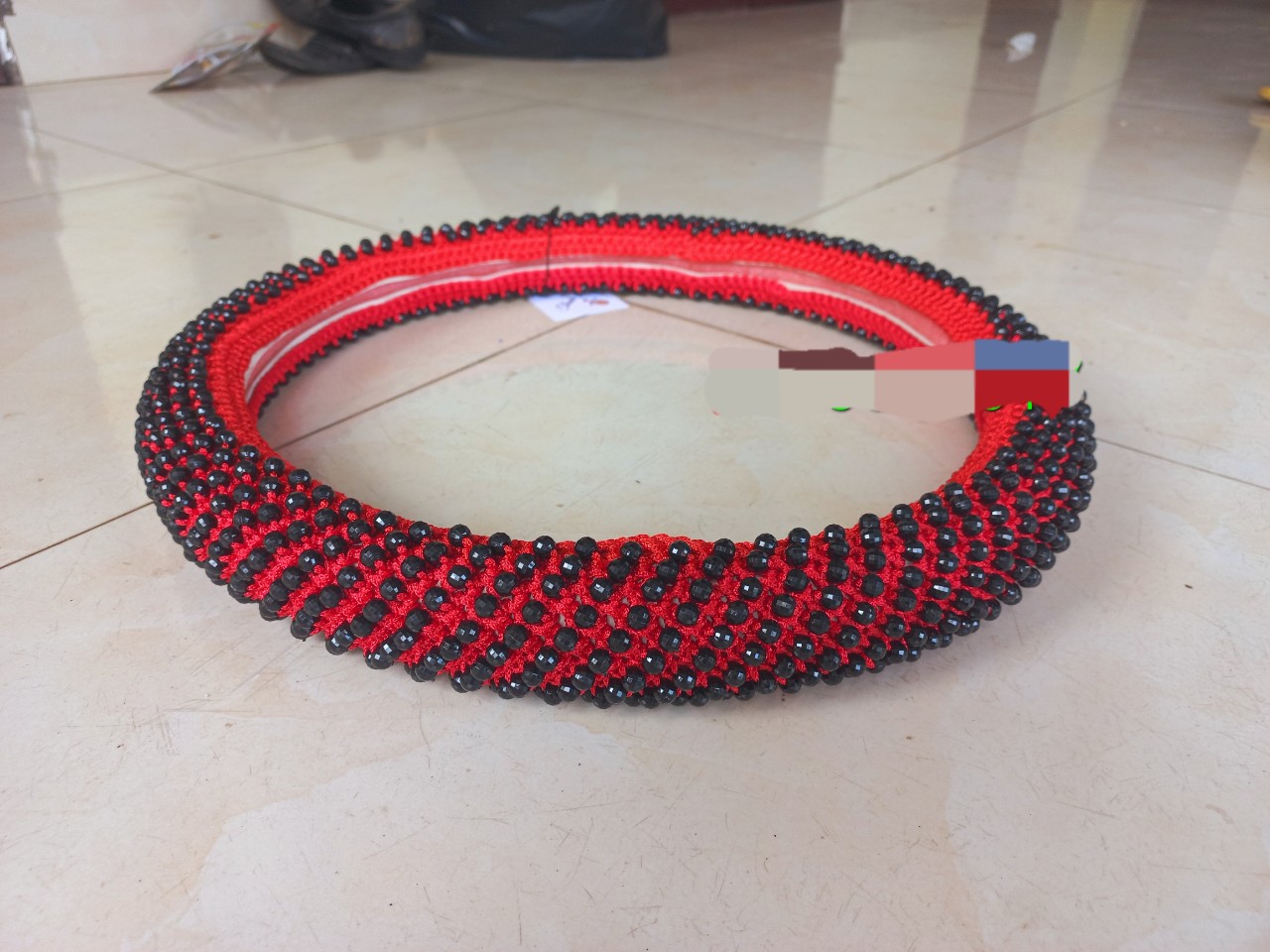 Bọc vô lăng hạt cườm Hàn quốc