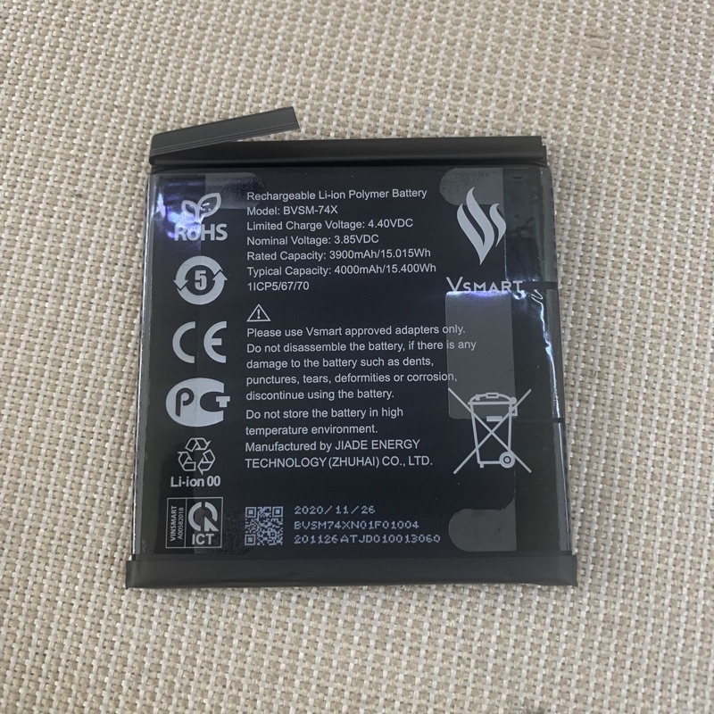 Pin Vsmart Aris_Aris pro (V74x)New Chính Hãng (Freeship )