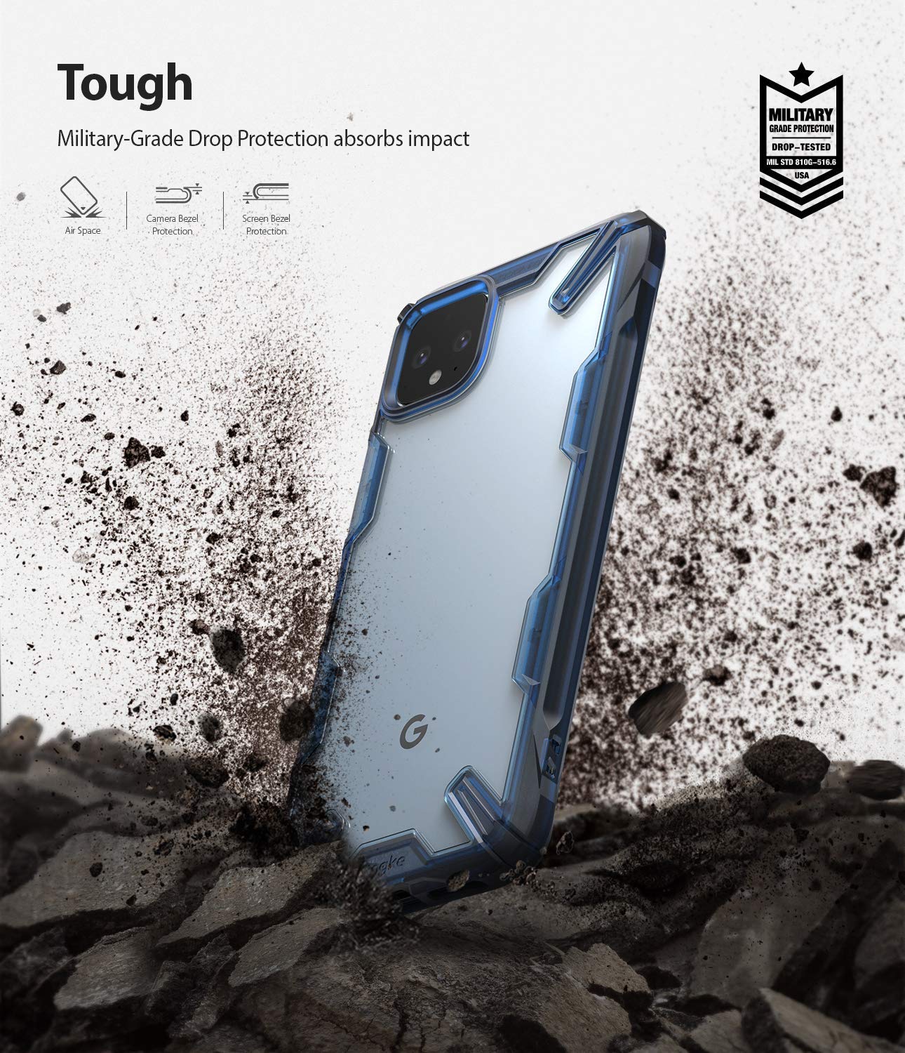 Ốp lưng Google Pixel 4 / 4 XL Ringke Fusion X Hàn Quốc (Ringke Fusion X Pixel 4 / 4XL Korea Case)