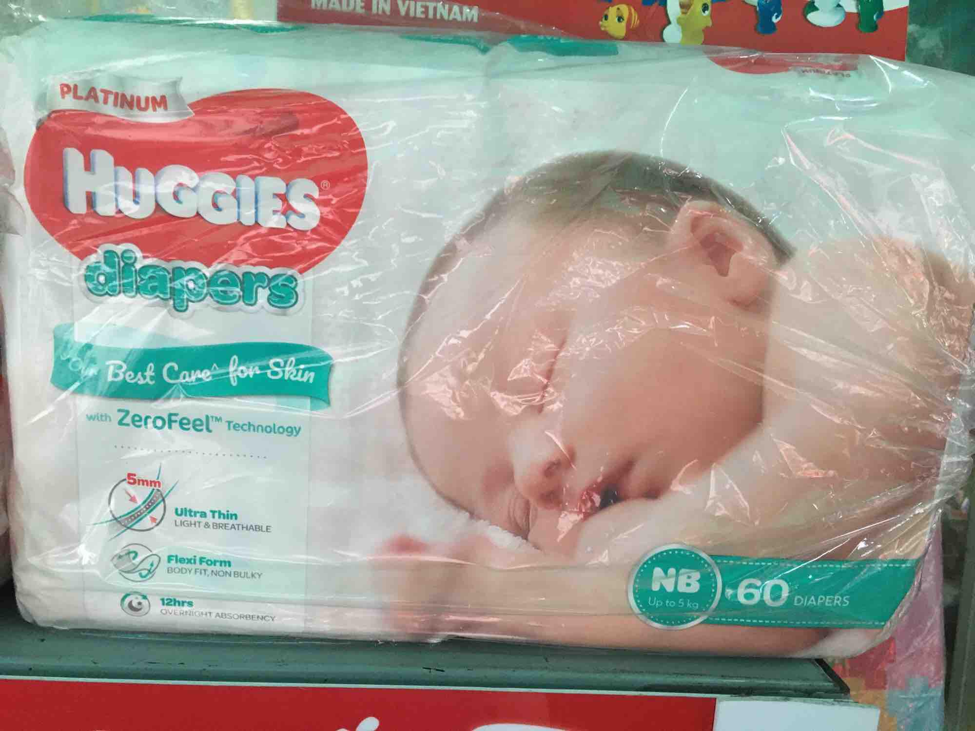 [HCM]Tả dán Huggies Platinum NB60