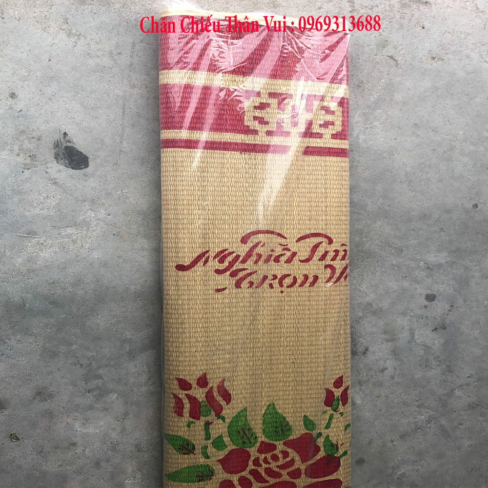 Chiếu Cói ❤️FREESHIP❤️Chiếu Thái Bình In Dừa 0,8/1m2/1m5/1m6/1m8/2m2