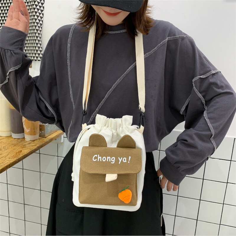 Túi đeo chéo nữ mini hàn quốc xinh đi chơi cute cá tính Th36 2021