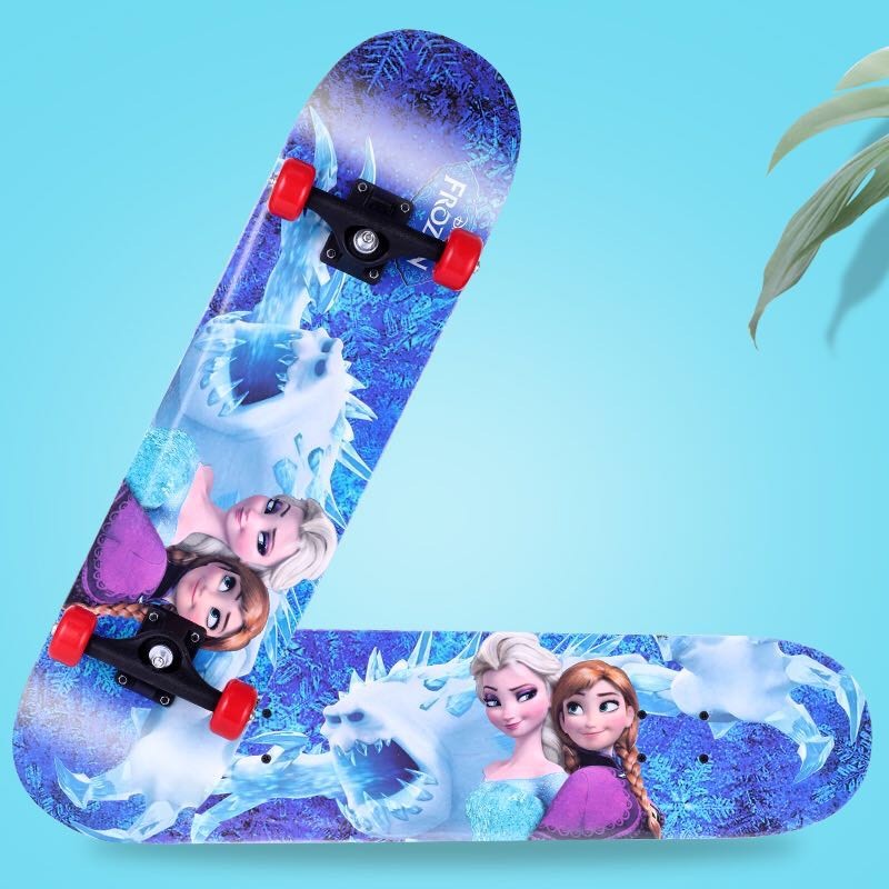 Giá bán Ván trượt Skateboard, VÁN TRƯỢT - VÁN TRƯỢT THỂ THAO - VÁN TRƯỢT 60x15x10 Ván trượt skateboard trẻ em họa tiết hoạt hình đáng yêu cho bé trai và bé gái - thiết kế đúng tiêu chuẩn thi đấu, an toàn chắc chắn độ bền cao, BH 12 Tháng