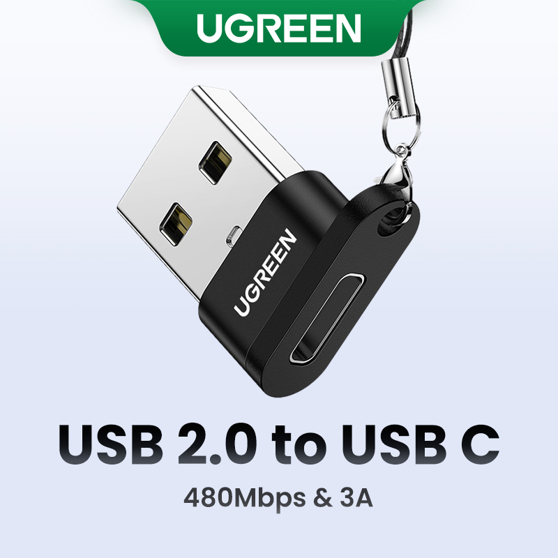 UGREEN USB Type C adapter Type C To USB 2.0 Headphone Adapter USB Type C Converters For Samsung S23 S22 Xiaomi 11t 12t Macbook USB C Adapter
