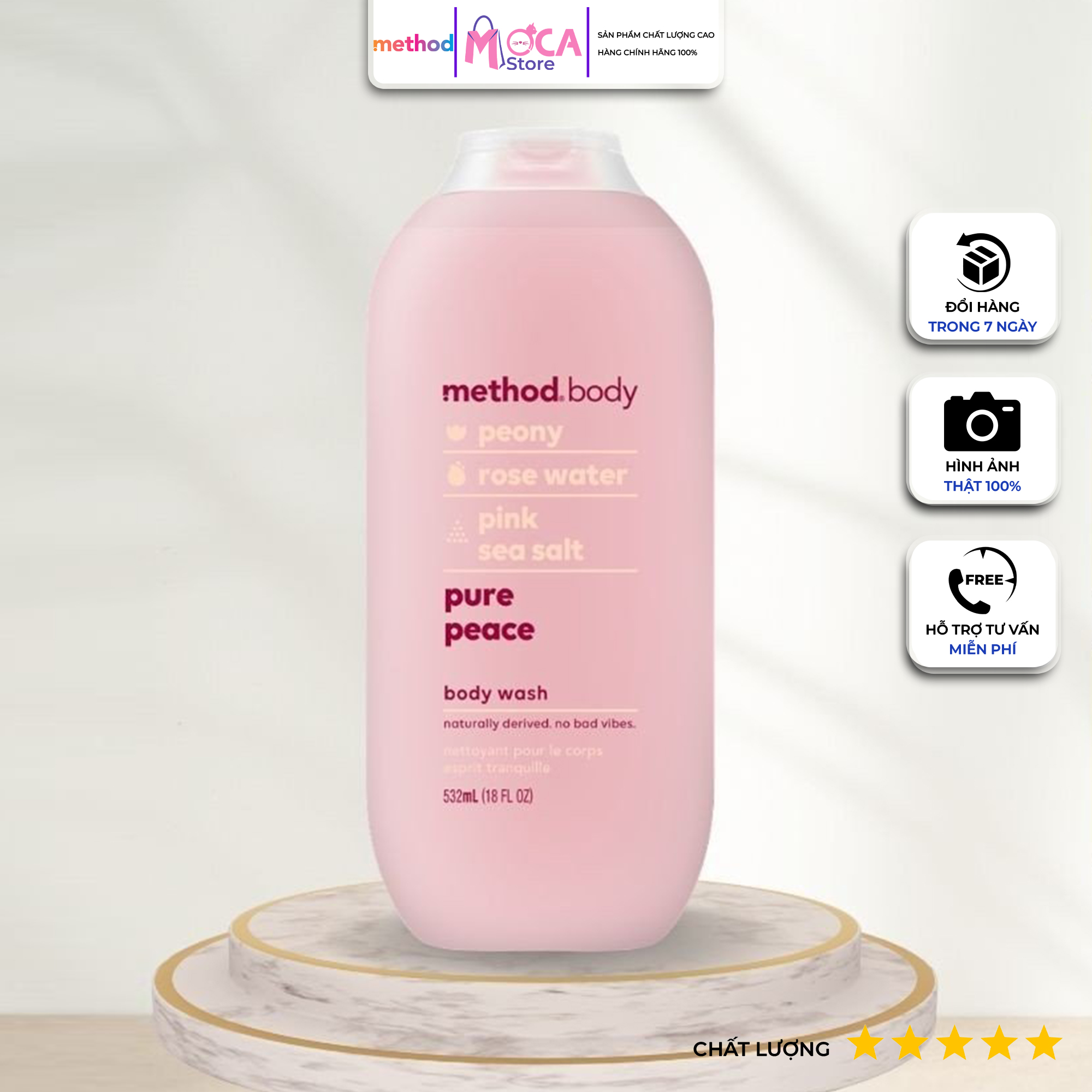 Sữa Tắm Organic Method Body Chai 532ml