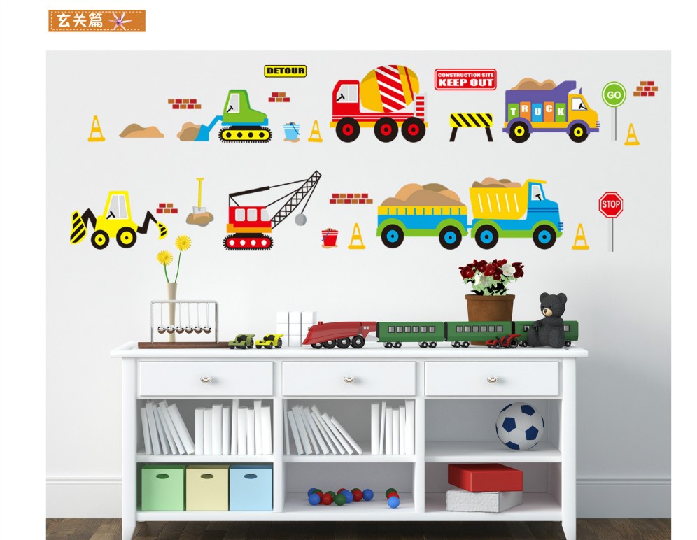Decal Dán Tường Giao Thông ( Kt 1m2 x 1m2)