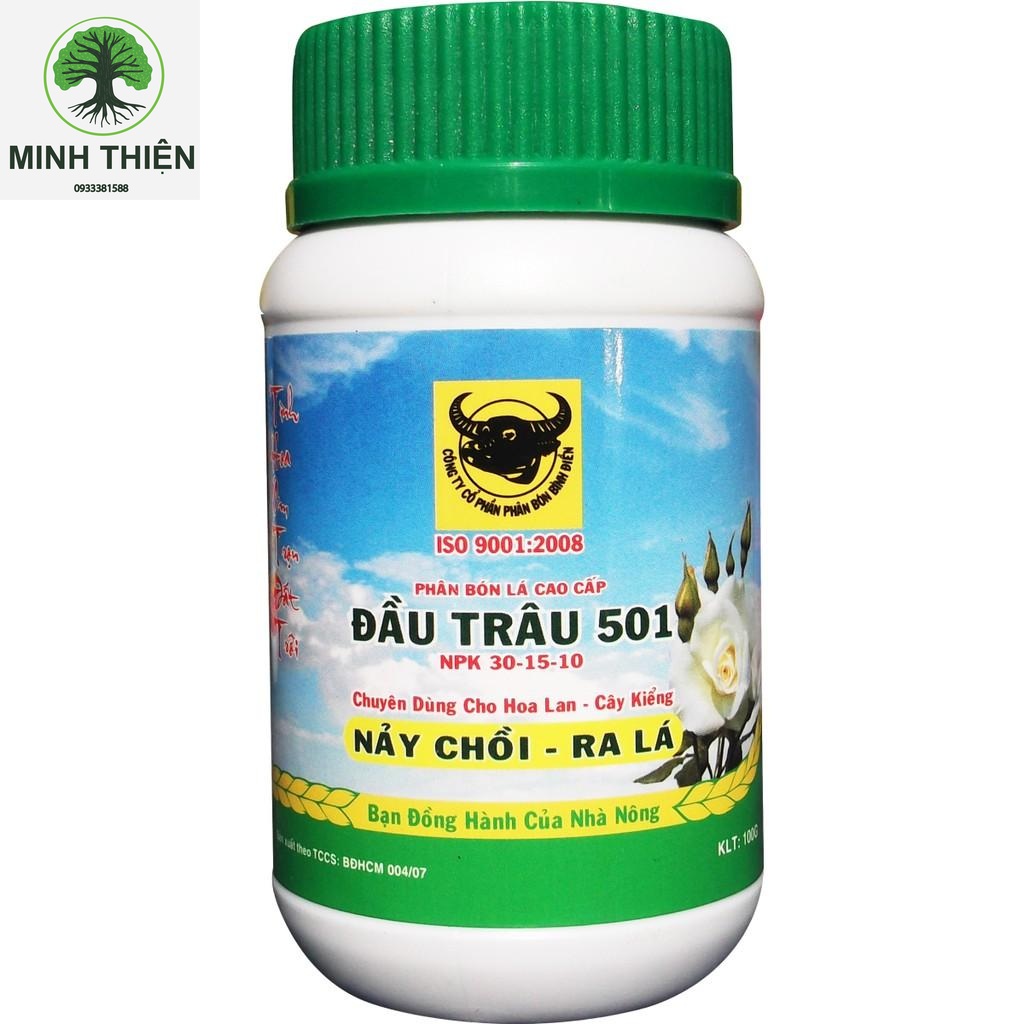 [HCM]Phân bón lá cao cấp Đầu Trâu 501 Bình Điền NPK - 100g