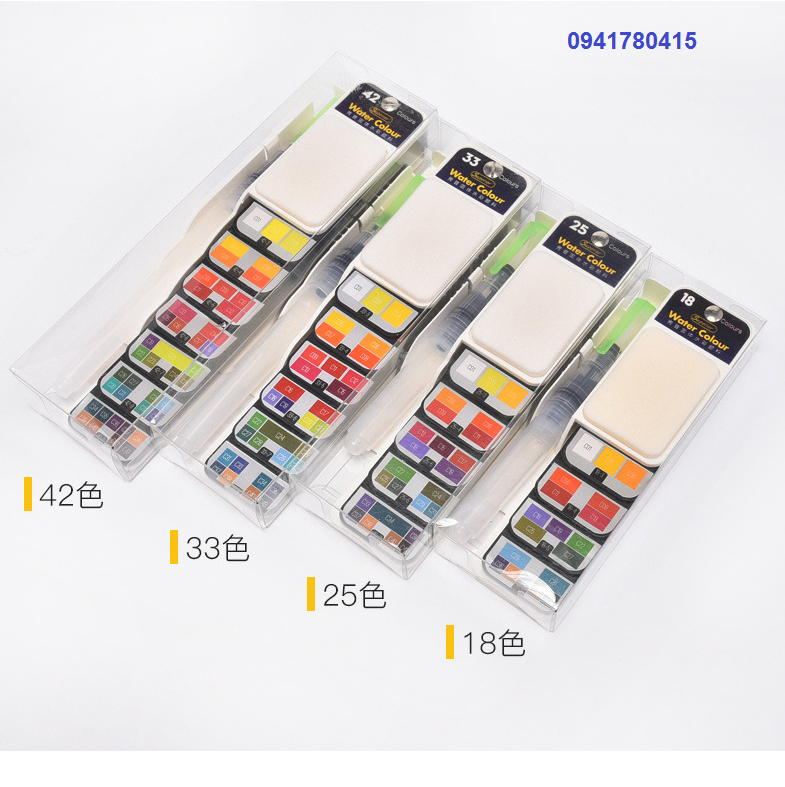 [HCM]Màu nước Superior - kèm cọ nước