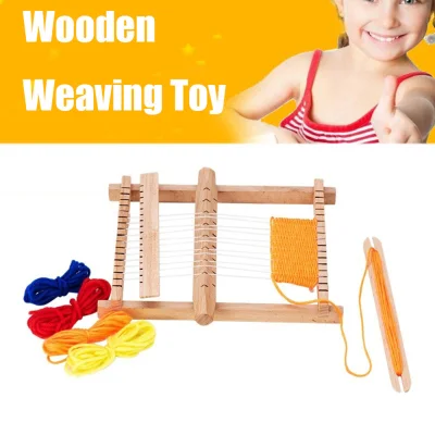 PWD0442 Traditional Durable Craft DIY Wooden Household Handcraft Knitted Toy Knitting Machine Weaving Loom