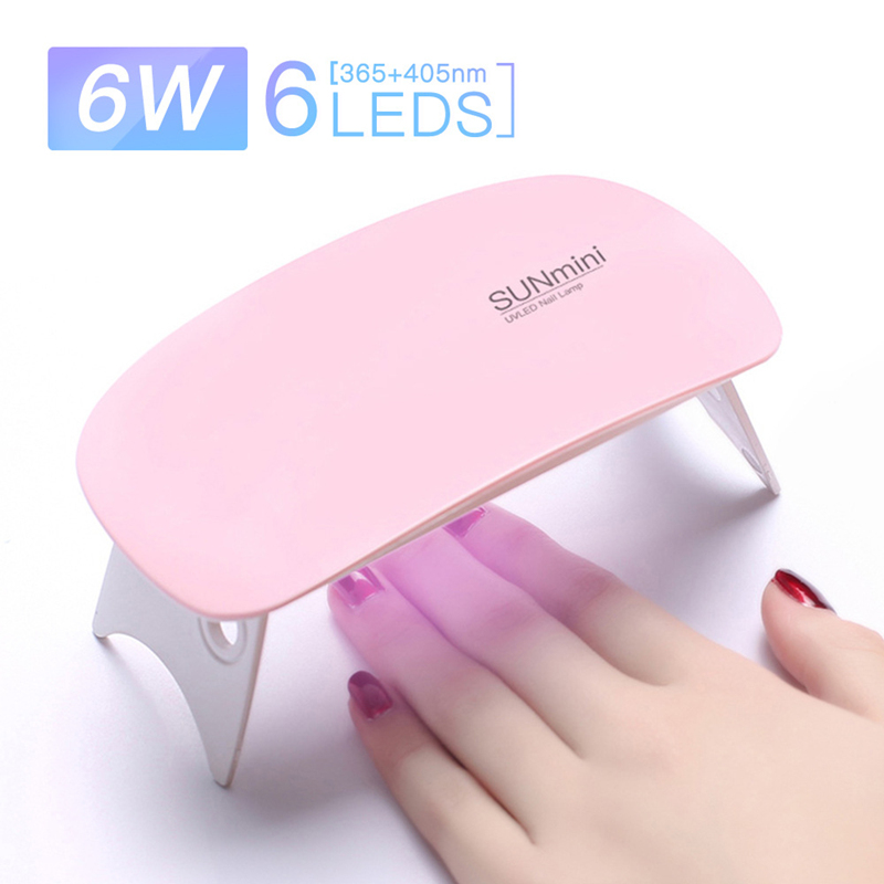 6W UV LED Nail Dryer Mini Mouse Nail Lamp Nail Polish Curing Baking Lamp High Performance USB Portable Nail Polish Glue Baking Lamp N029