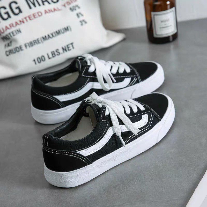 GIÀY V OLD SKOOL MÀU ĐEN Giày sneaker thể thao nam nữ (size 38-44)