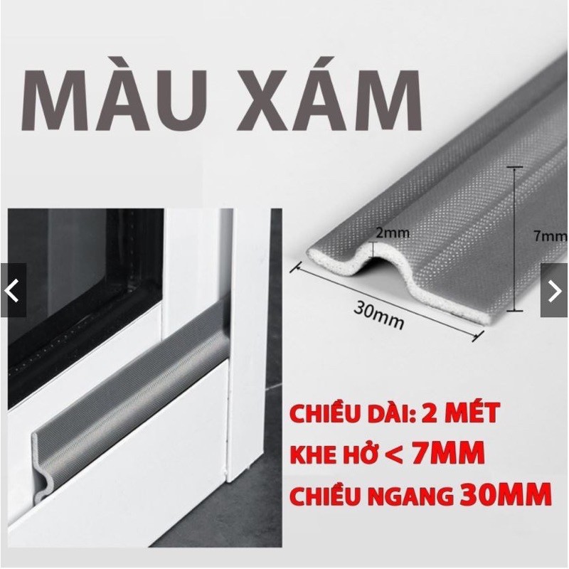 Ron chặn khe cửa đa năng , cuộn dài 3m
