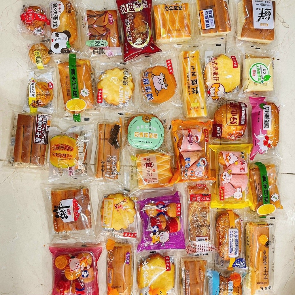 Bánh bông lan Mix đủ vị Đài Loan 1kg - B39