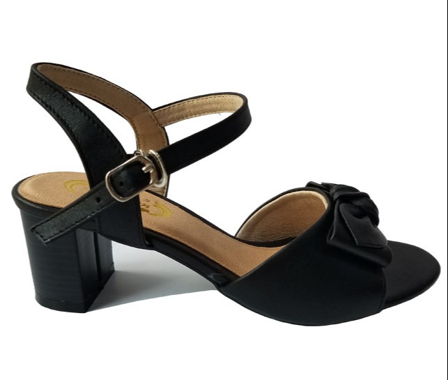 Giày sandal cao gót nữ da bò biggben gót 5 phân gcgb56