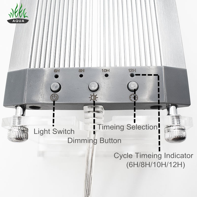 Đèn LED Week Raptor WRGB - D600 - (Hồ thủy sinh 60-70cm )