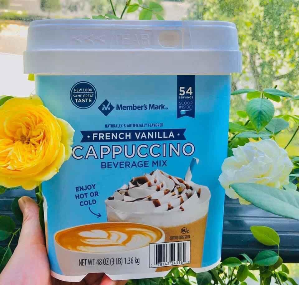 Bột cà phê sữa member’s mart french vanilla cappuchino 136kg