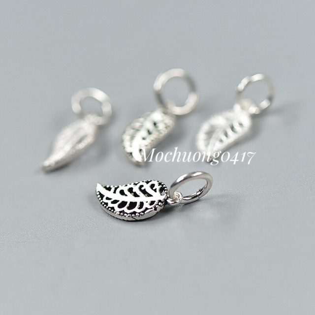 [S925] Charm bạc lá đơn - MH254