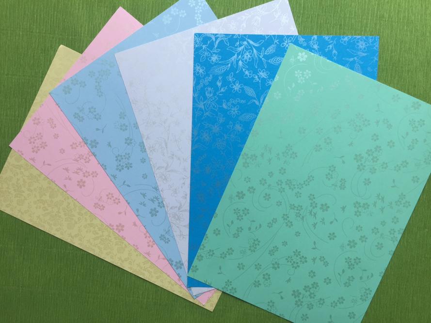 Combo 5 tờ giấy Bìa thơm A4 Thái Lan