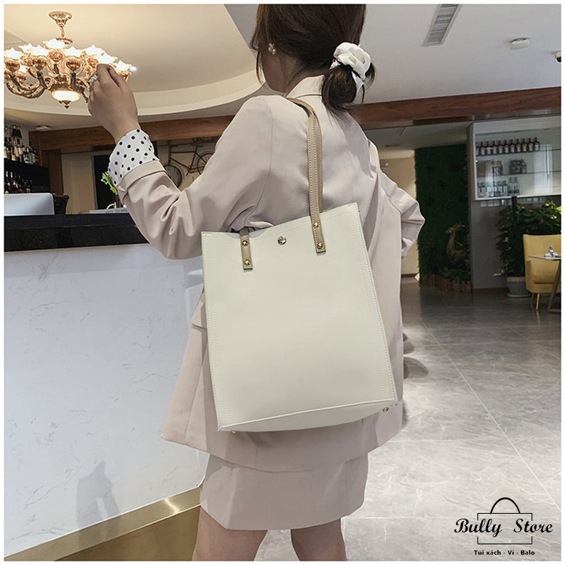 Túi tote da đựng vừa sách A4