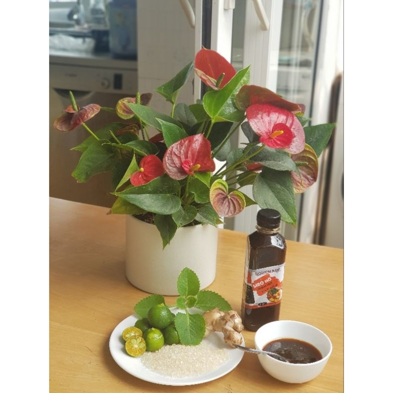 Siro ho húng chanh Minh Huệ 330ml
