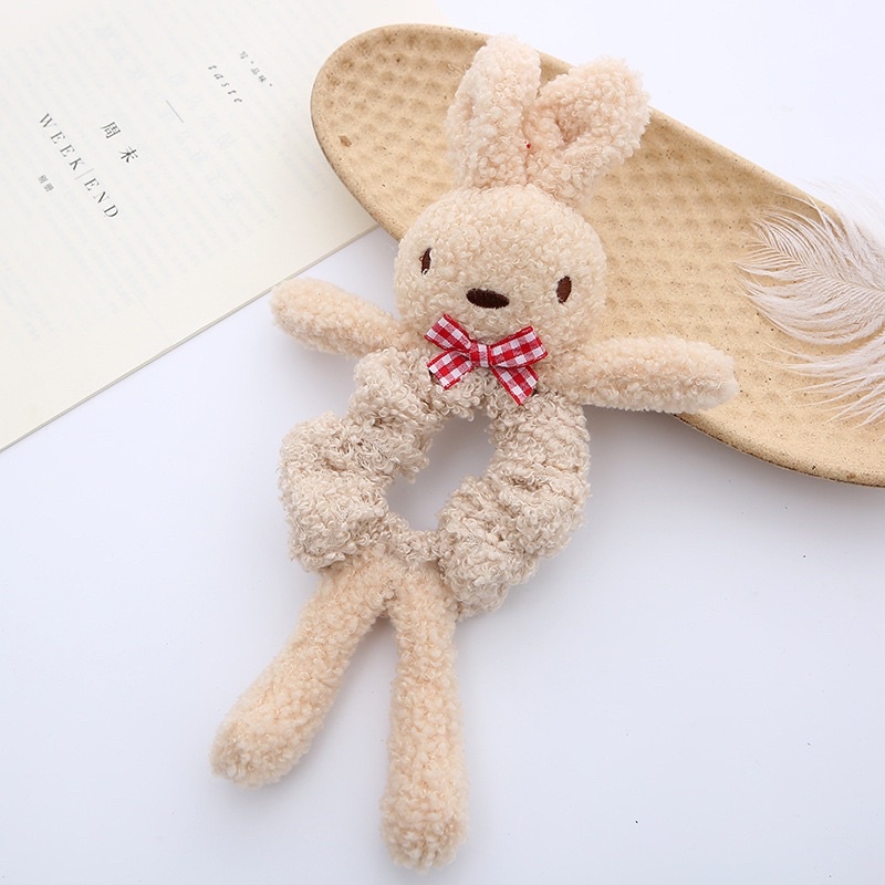 Cute Rabbit and Bear Shaped Hair Ties