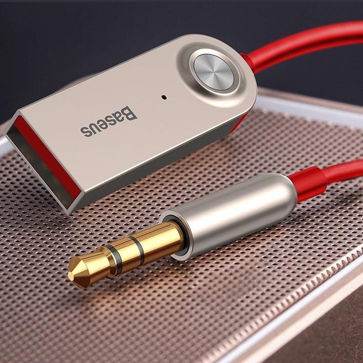 Baseus USB Bluetooth Adapter Dongle Cable Đối Với Xe 3.5mm Jack Aux Bluetooth 5.0 4.2 4.0 Receiver Loa Âm Thanh Âm Nhạc transmitter - Phân phối bởi Baseus Vietnam