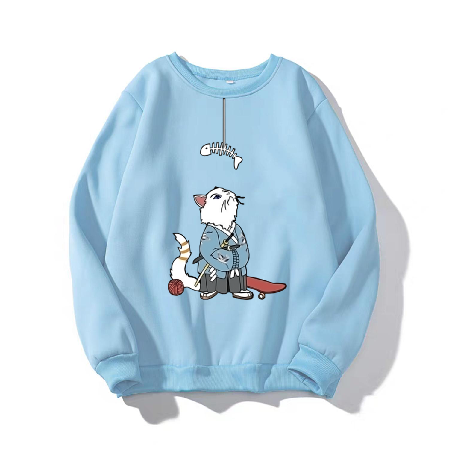 [Hoàn Tiền 15%] ÁO SWEATER NAM NỮ IN THẦN MÈO (NHIỀU MÀU)