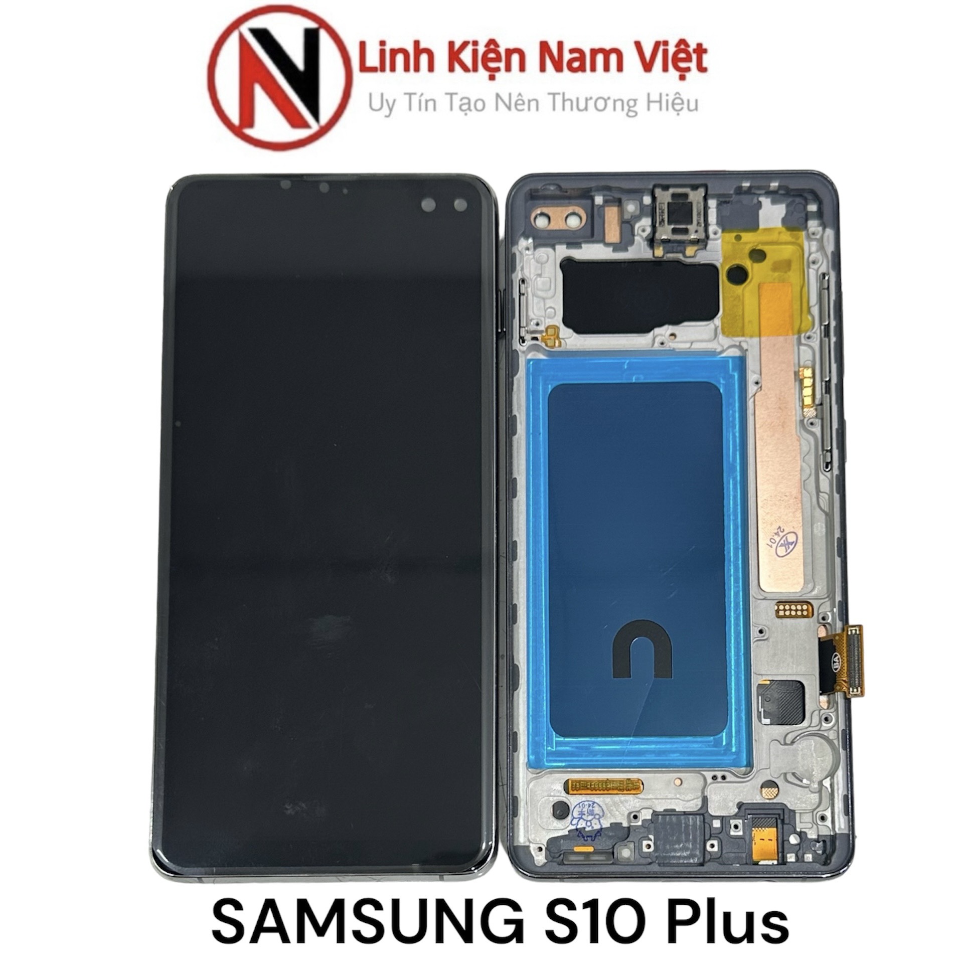 Màn hinh samsung s10 plus / s10 + khung