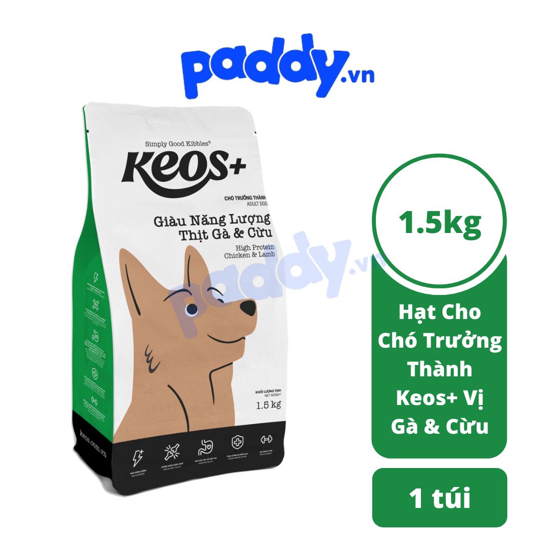 Thức Ăn Hạt Cho Chó Mọi Lứa Tuổi Keos