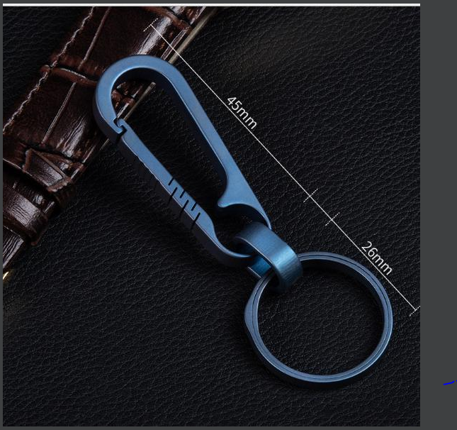 móc treo khóa titan mini 45*18*5mm