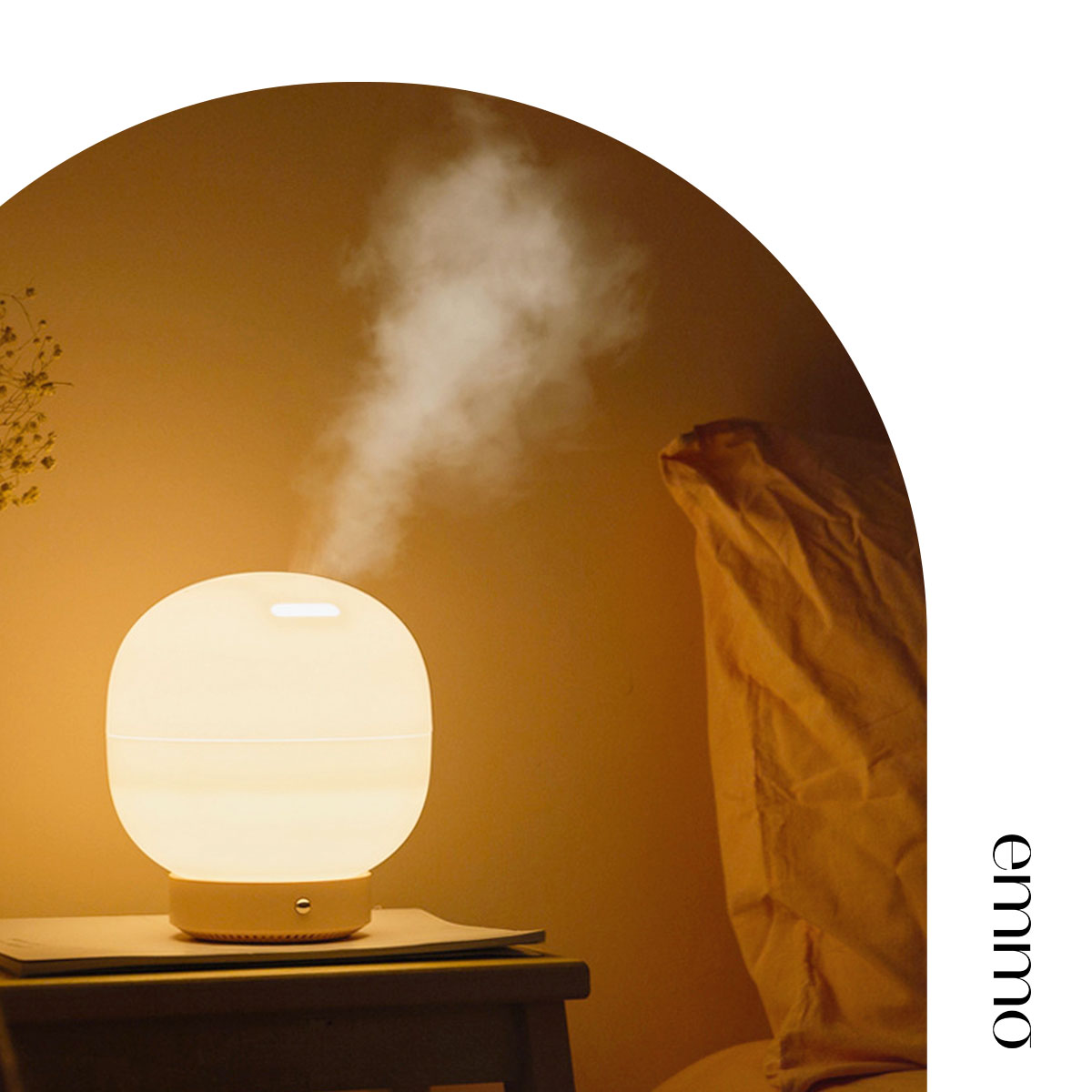 [Tặng tinh dầu] Máy xông tinh dầu đèn ngủ HOPE