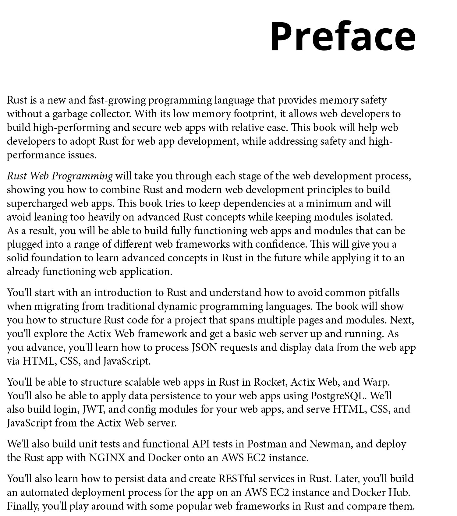 Rust Web Programming