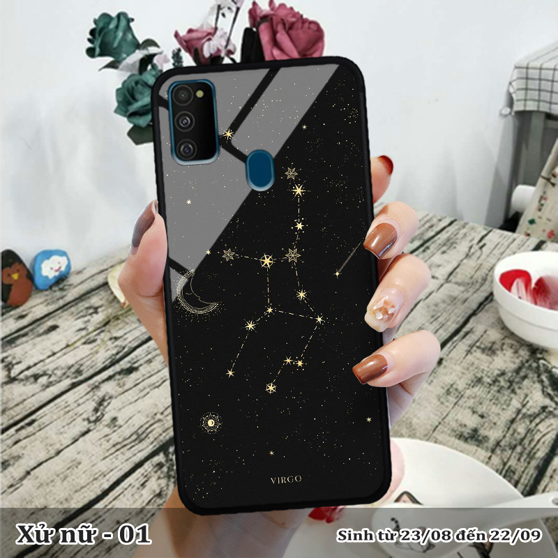 Ốp kính SAMSUNG M21 in cung hoàng đạo