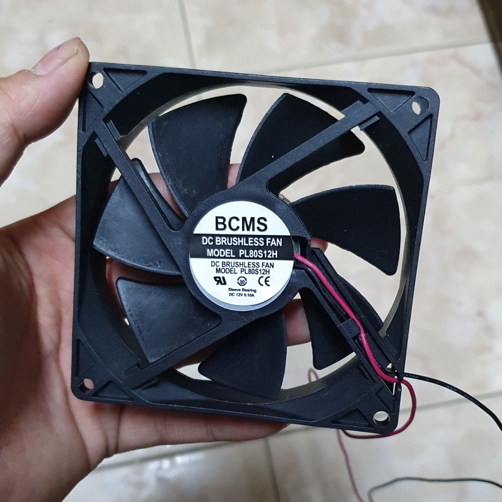 quạt tản nhiệt 9×9 chạy 12 vôn