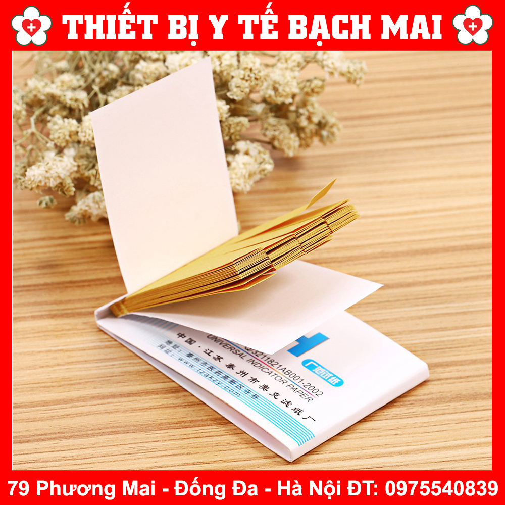 Giấy Quỳ Tím Thử Độ PH Gói 80 Miếng