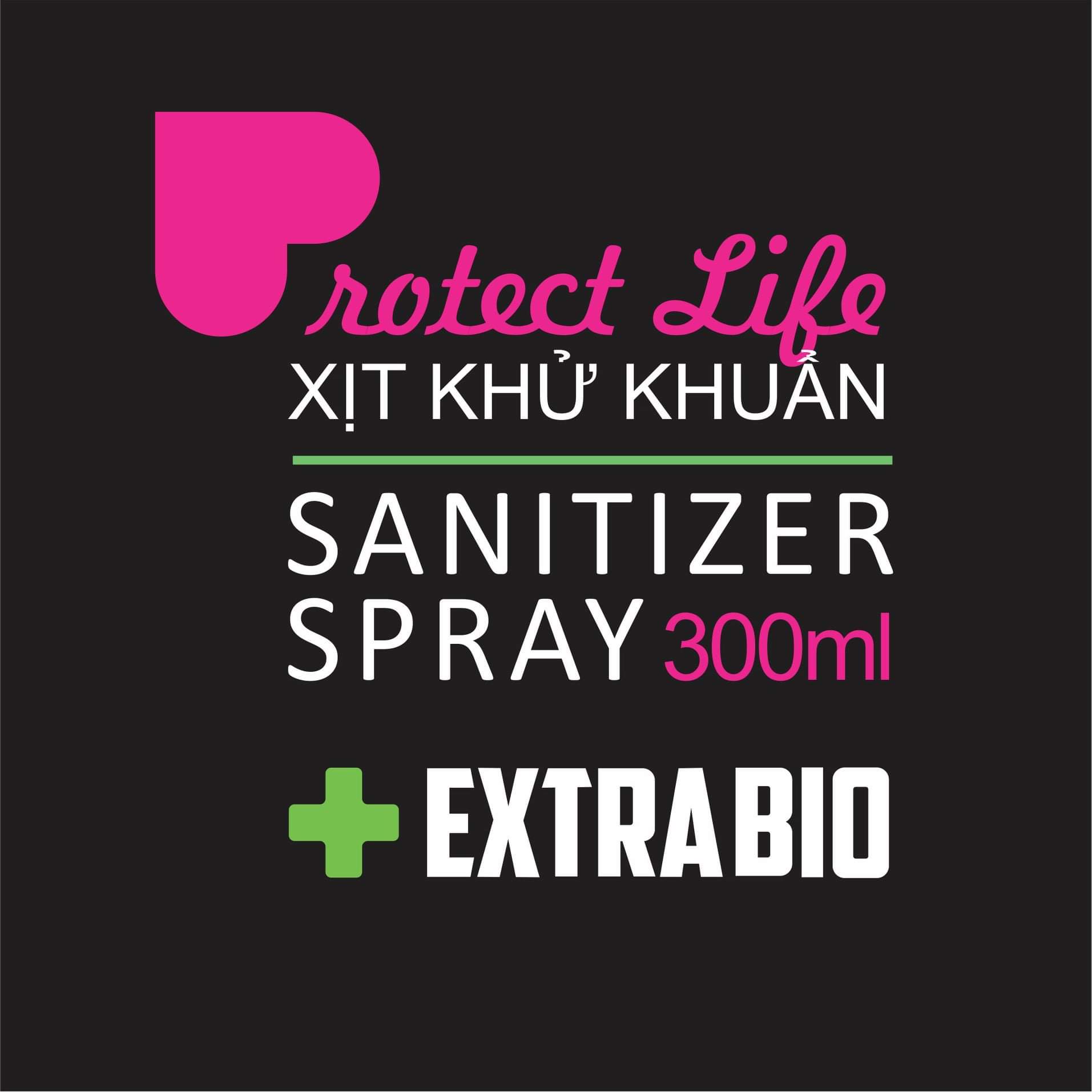 Dung dịch xịt khử khuẩn bề mặt Extra Bio chai 300ml