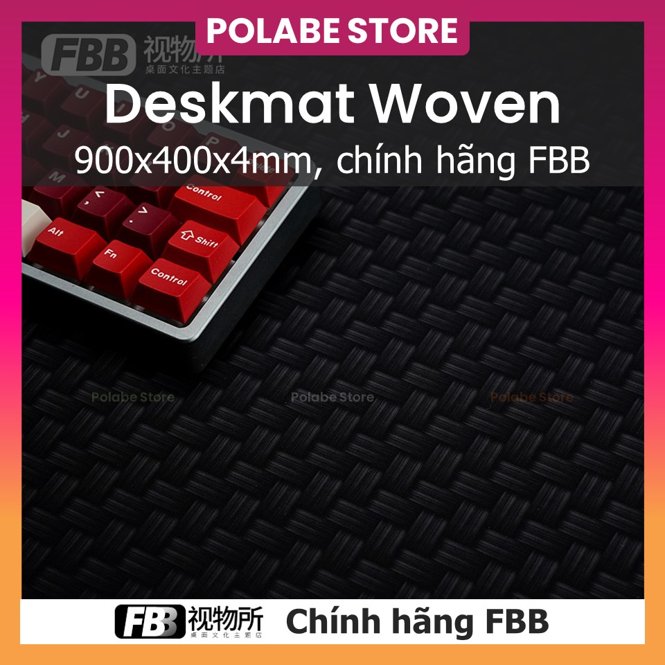 Deskpad FBB Pad chuột bàn phím cơ 90x40cm dày 4mm, tổng hợp deskmat hàng xịn FBB - Polabe Store