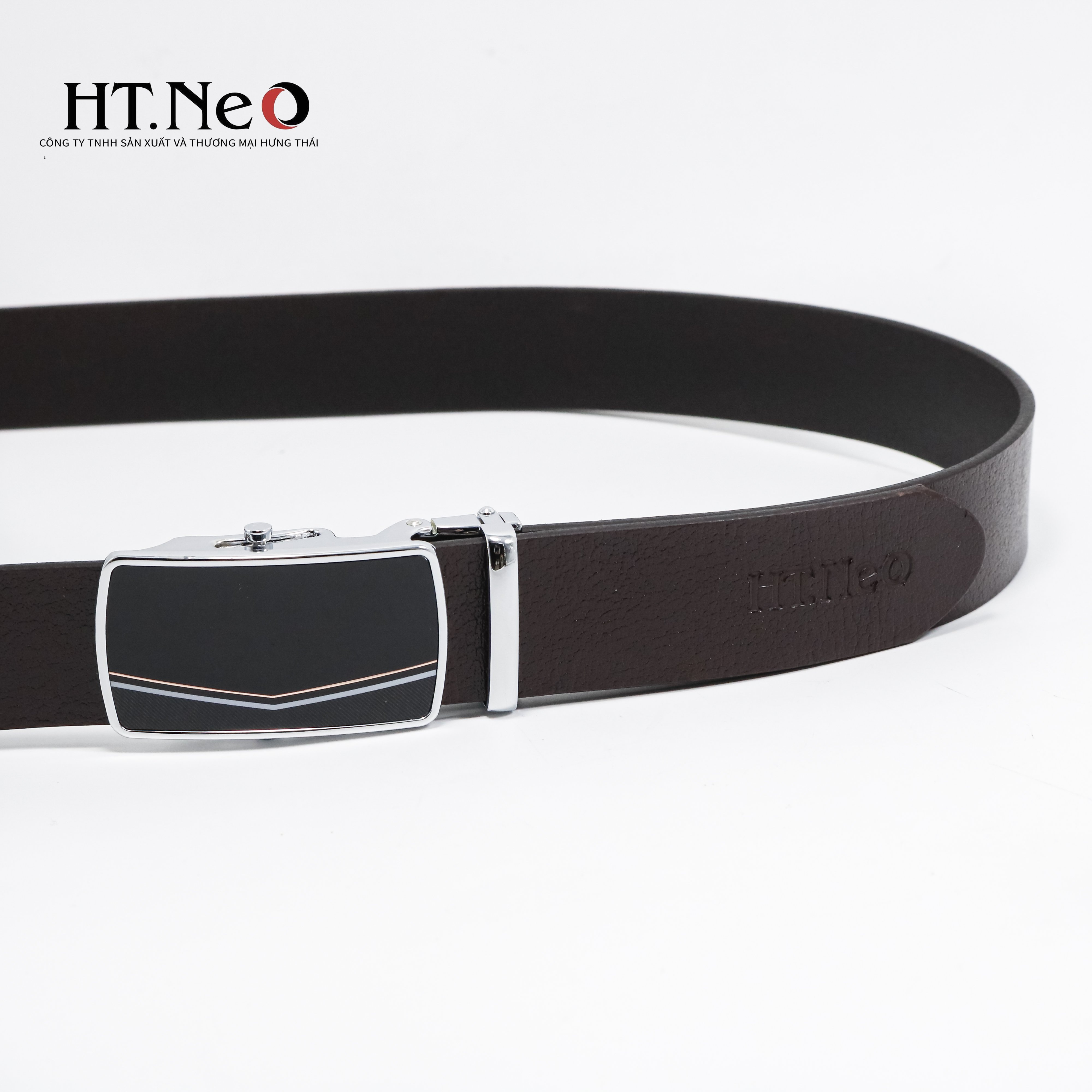 (Da Trâu 100%)Dây Lưng /Thắt Lưng Cao Cấp Thương Hiệu HT.NeO DL01-NA