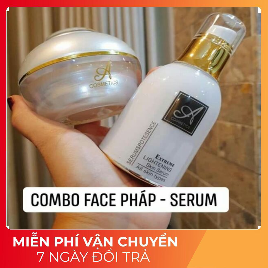 Kem face pháp a và serum spot a cosmetics
