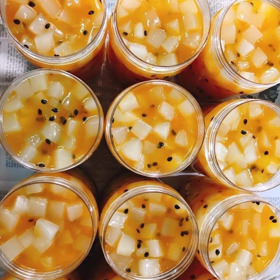Thạch dừa thô 1kg tặng kèm hương