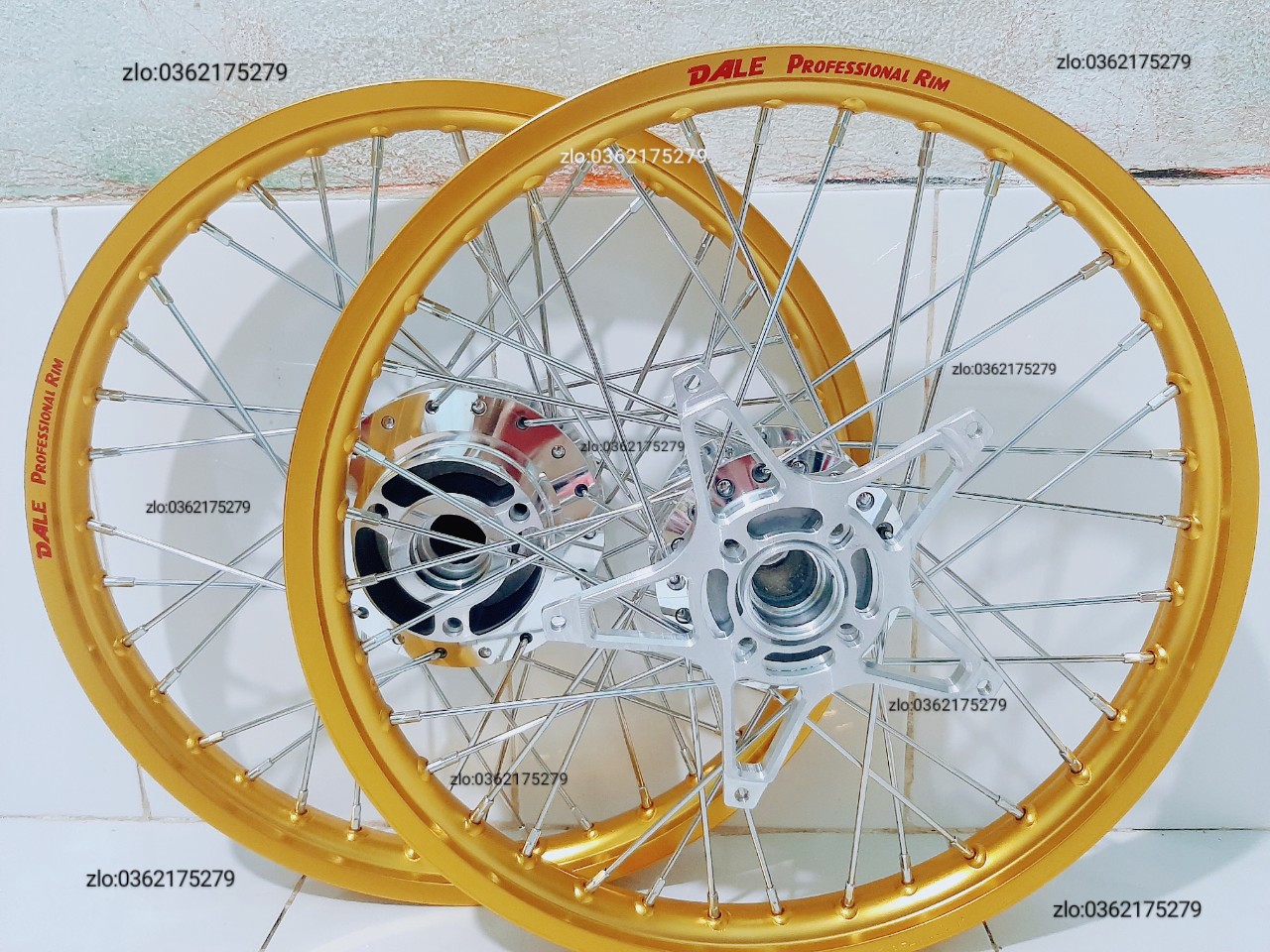 [HCM]BÁNH CĂM RAIDER SATRIA  NIỀN NHÔM  DALE . SOLUTE. SH .BAN ZAI THÁI VÀNG   ĐÙM CĂM MẠ CROM KÈM LÒNG ĐĨA NGÔI SAO