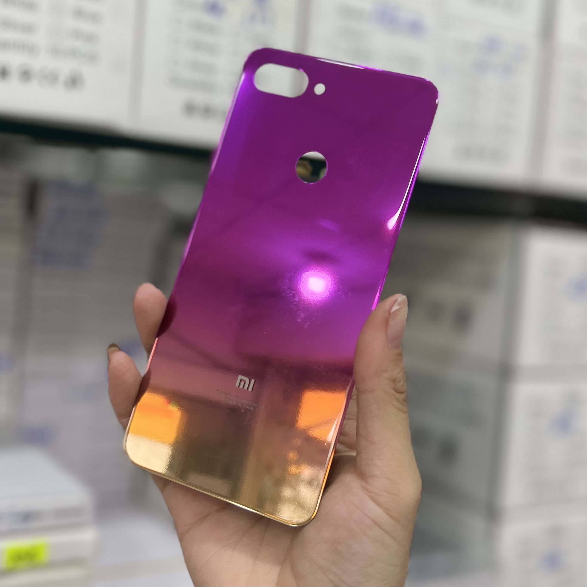 Nắp lưng kính Xiaomi Mi 8 lite / Mi 8 lite new