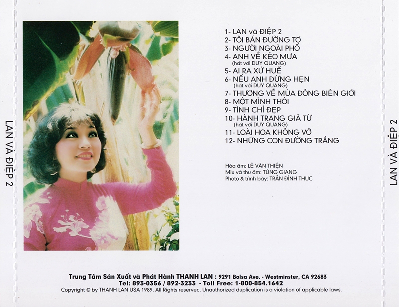 [MDCD] Bộ 3 Đĩa CD Hương Lan - Lan Và Điệp