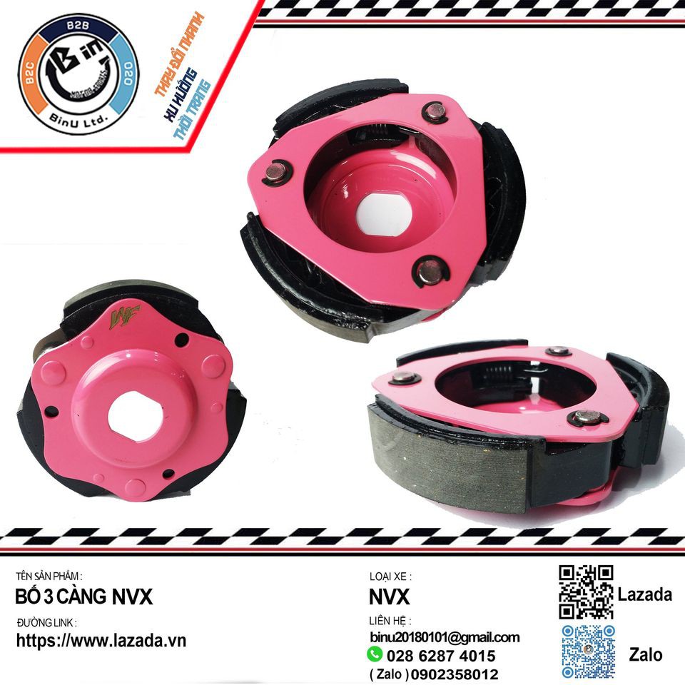 Combo nồi xe tay ga WF  RACING V3 XE MÁY  ADV 150 CÁC ĐỜI