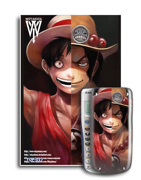 Bộ 2 decal trang trí máy tính cầm tay Naruto 061