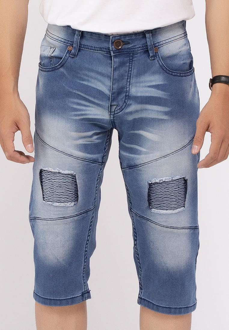 Quần Short Jeans Nam A91 JEANS 157 (Xanh)