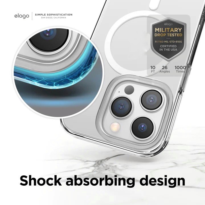 Ốp Lưng Elago Clear Case Hỗ Trợ Từ Tính Dành Cho iPhone 14 PRO MAX
