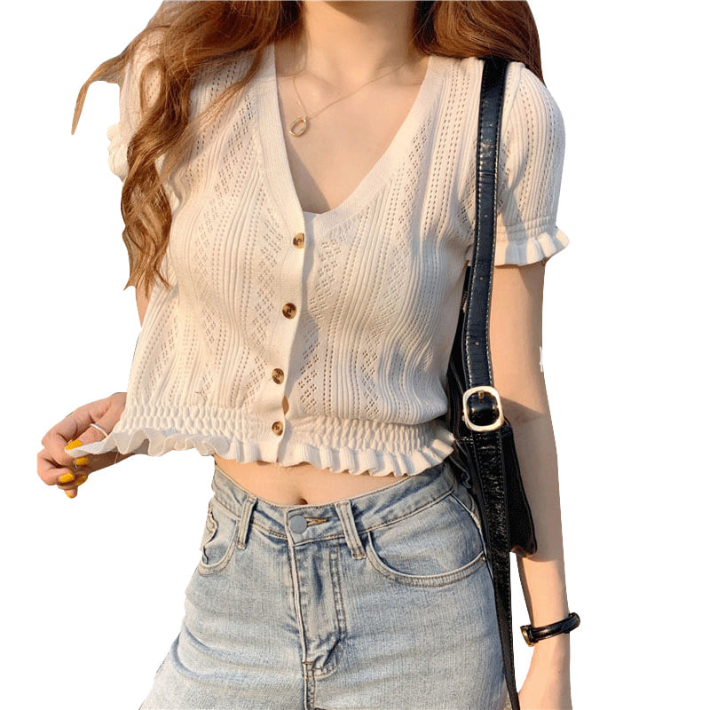 Áo Croptop Jennie siêu xinh