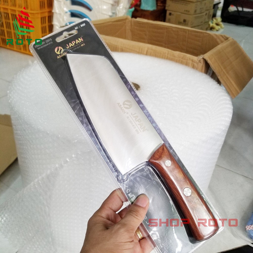 Dao Chặt Nhật Bản ASAKH SK5 Cán Gỗ Bén