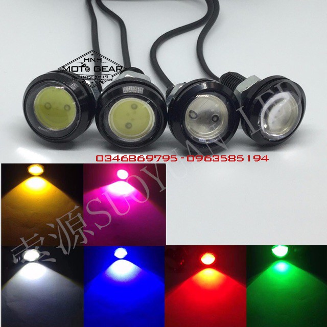 Đèn led xi nhan kiểu cúc áo